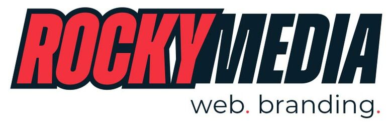 Logo rockymedia web.branding.